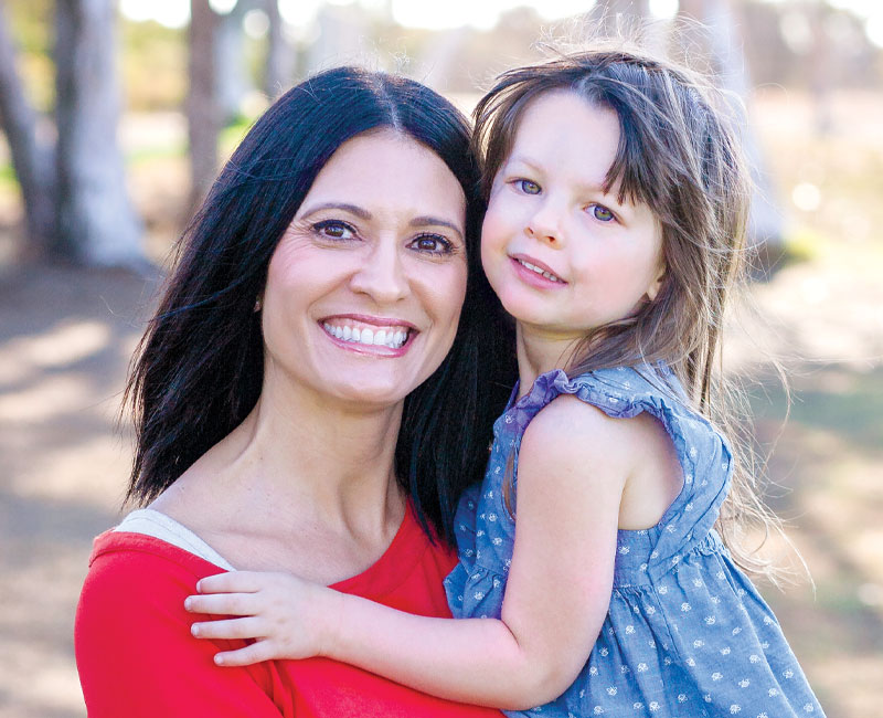 mother and daughter